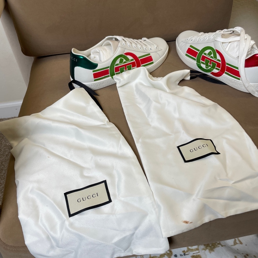 GUCCI Ace Interlocking GG Trainers/Sneakers - Picture 7 of 11